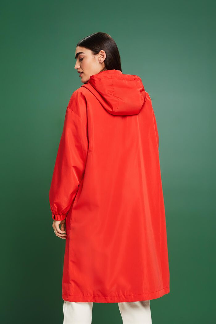 Mantel mit abnehmbarer Kapuze, RED, detail image number 2