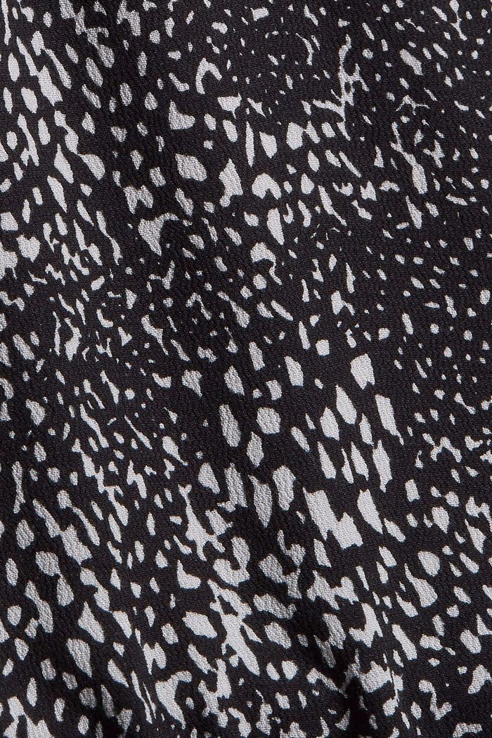 Crêpe-Bluse aus LENZING™ ECOVERO™, BLACK, detail image number 4