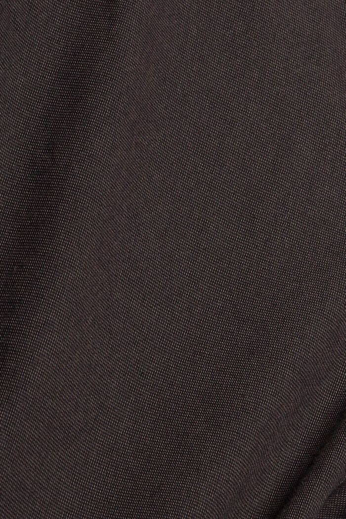 2-Tone Anzughose aus Baumwoll-Mix, DARK BROWN, detail image number 4