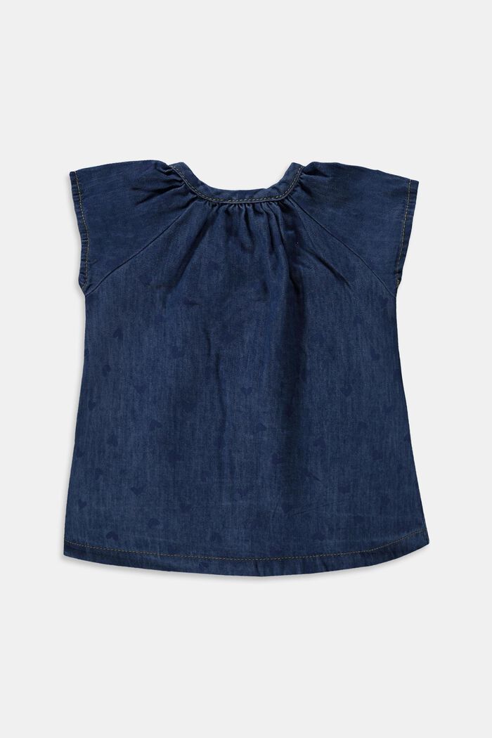 Ärmelloses Jeans-Kleid aus  Baumwoll-Mix, BLUE MEDIUM WASHED, detail image number 1