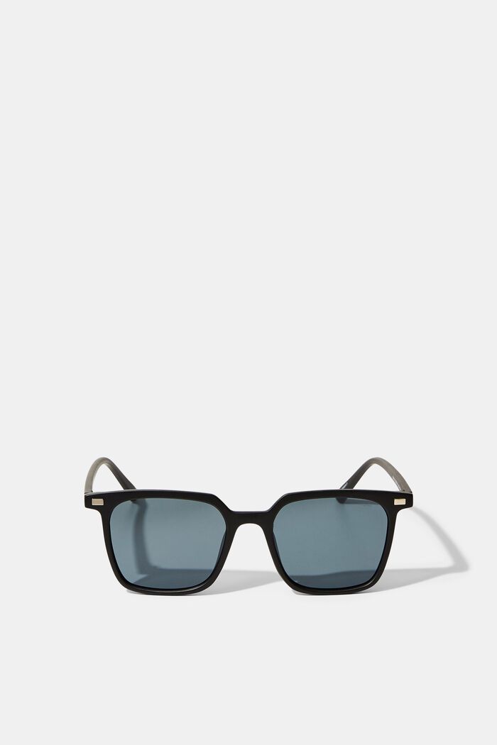 Eckige Sonnenbrille mit Kunstoffrahmen, BLACK, detail image number 0