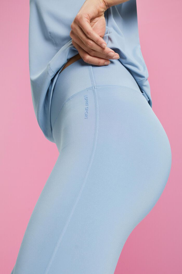Recycled: Active-Leggings mit E-DRY, PASTEL BLUE, detail image number 2