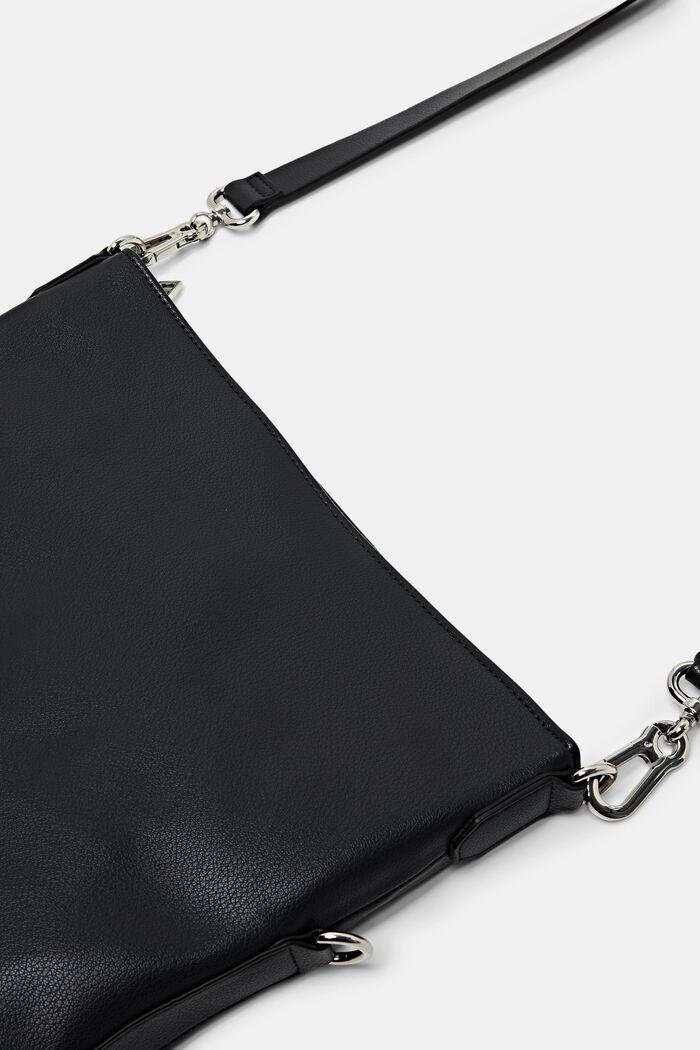 Flap Over-Bag in Lederoptik, NAVY, detail image number 1