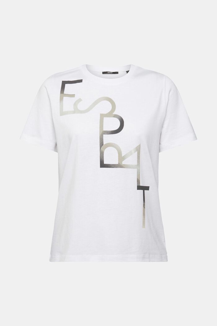 Logo-T-Shirt, TENCEL™ Mix, NEW WHITE, detail image number 2