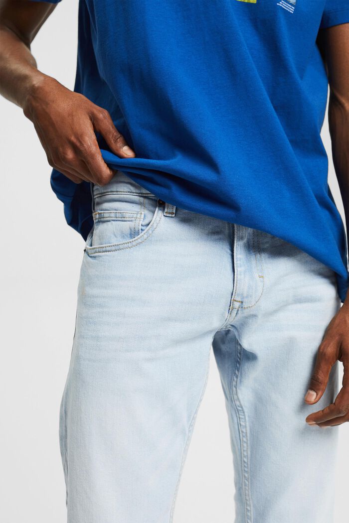 Stretch-Jeans aus Bio-Baumwolle, BLUE BLEACHED, detail image number 3