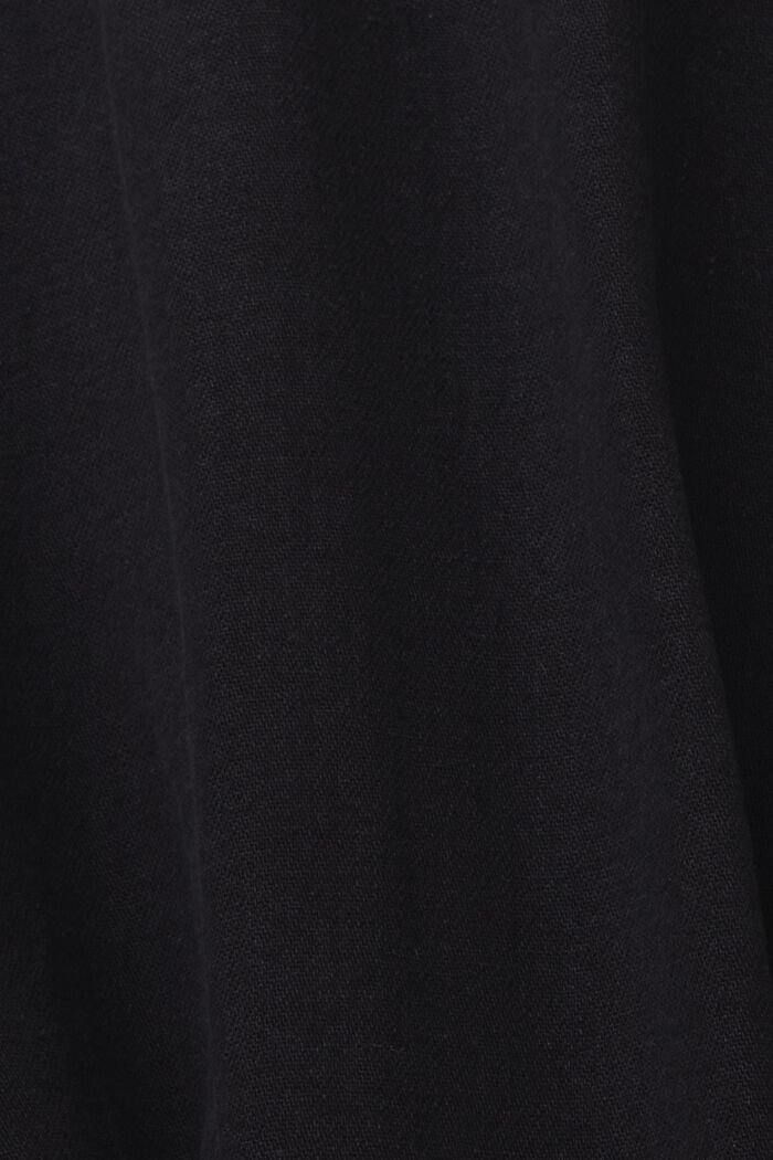 Jeanshemd aus 100 % Baumwolle, BLACK DARK WASHED, detail image number 5