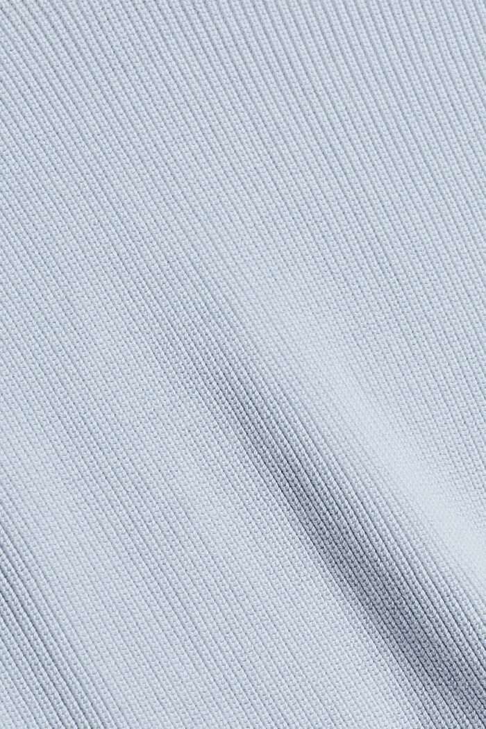 Strickpullover aus 100% Baumwolle, LIGHT BLUE, detail image number 4