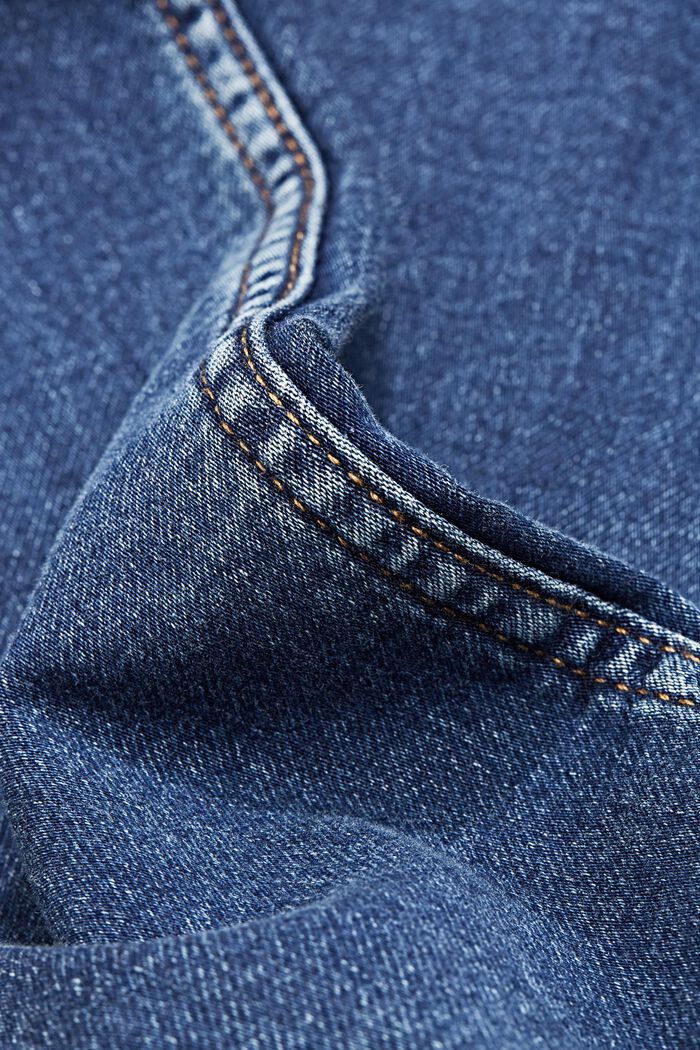 Stretch-Jeans aus Bio-Baumwoll-Mix, BLUE MEDIUM WASHED, detail image number 6