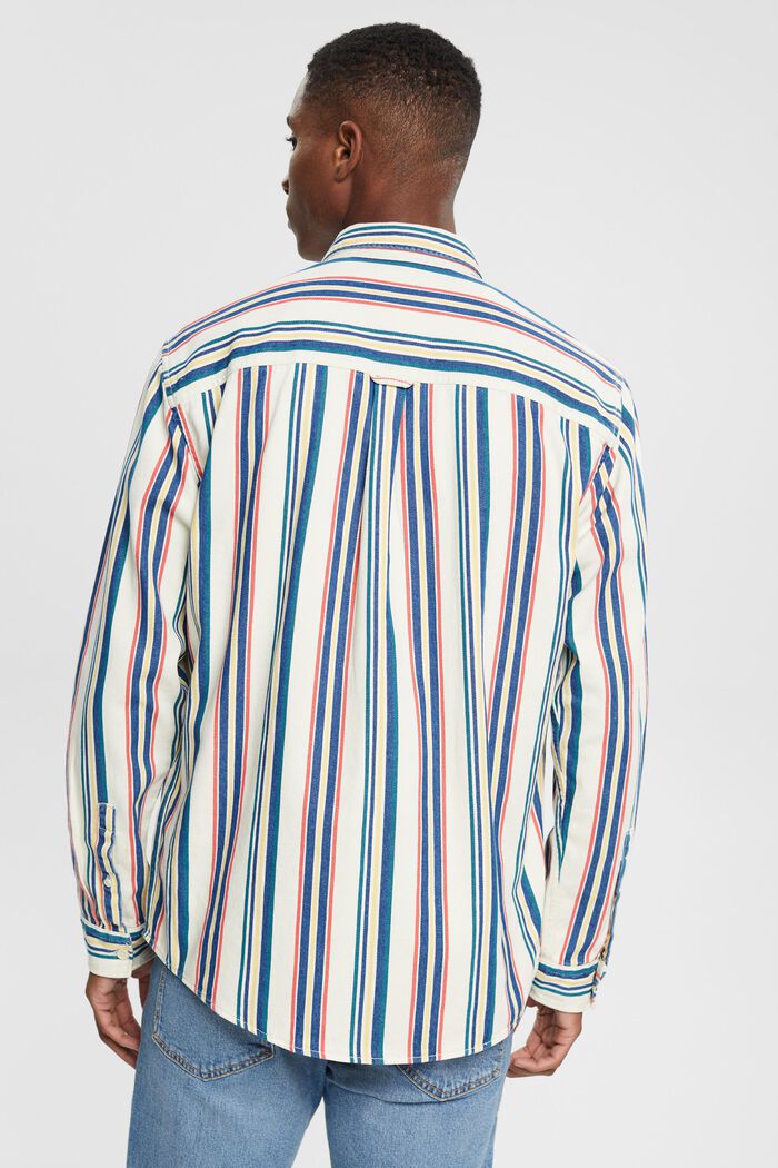 Button-Down-Hemd mit Multicolor-Streifen, ICE, detail image number 3