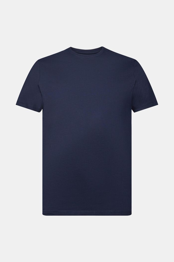 Pima-Baumwoll-T-Shirt im Slim Fit, NAVY, detail image number 6