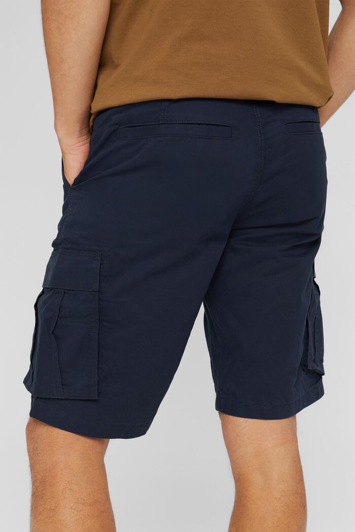 Cargo-Shorts aus 100% Baumwolle, NAVY, detail image number 4