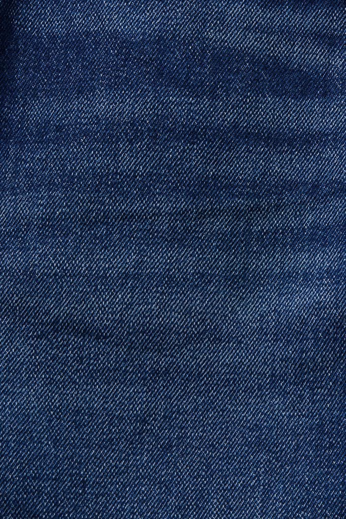 Jeansshorts mit ultrahohem Bund, BLUE DARK WASHED, detail image number 5