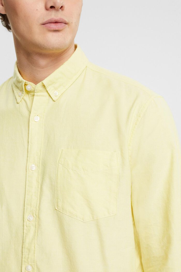 Button-Down-Hemd, BRIGHT YELLOW, detail image number 0