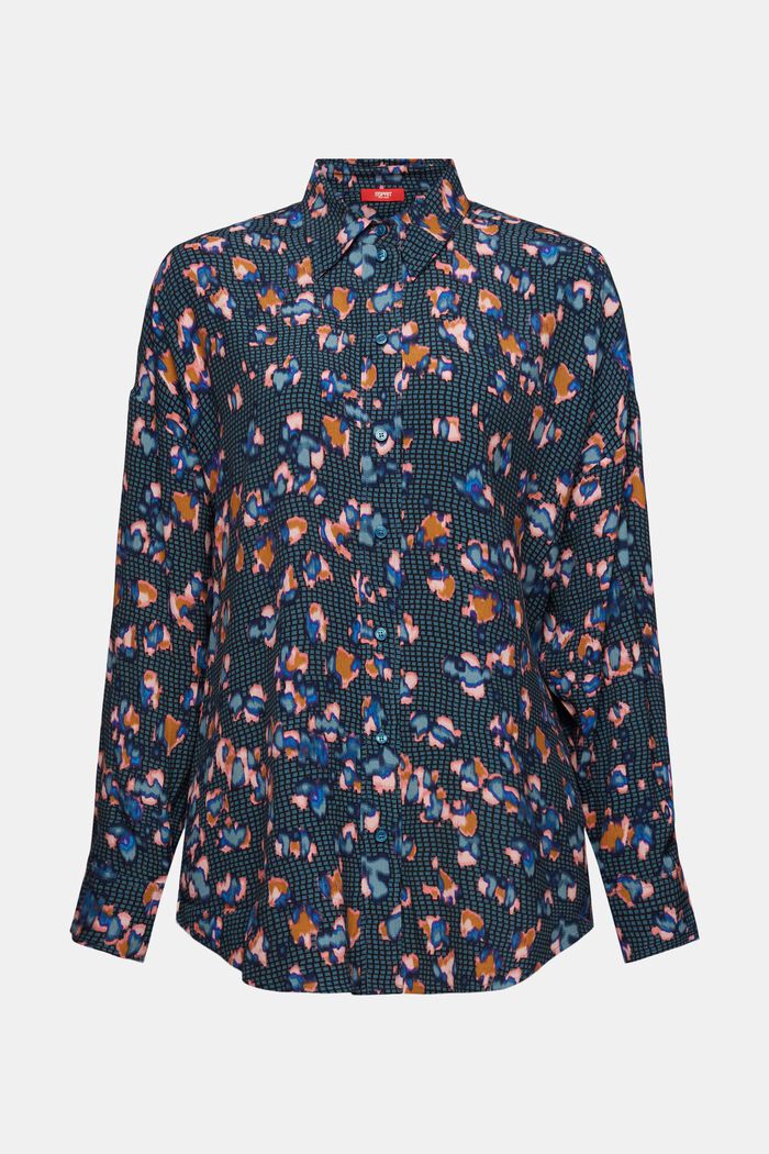 Button-Down-Hemd mit Print, TEAL BLUE, detail image number 6