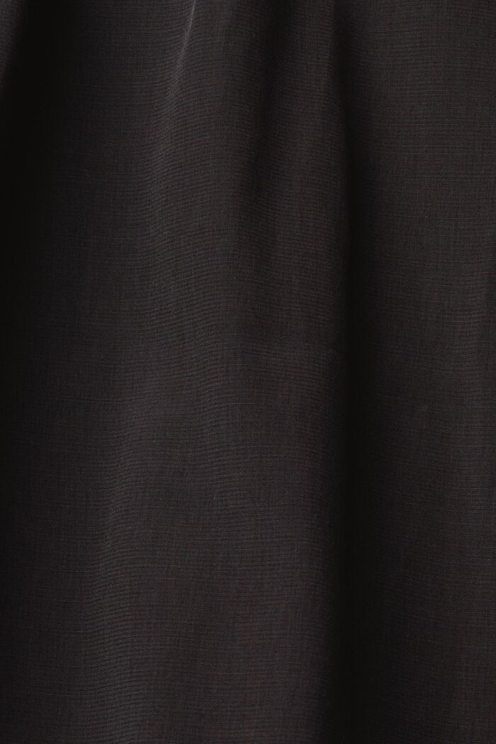 Bluse mit Keyhole-Detail, LENZING™ ECOVERO™, BLACK, detail image number 1