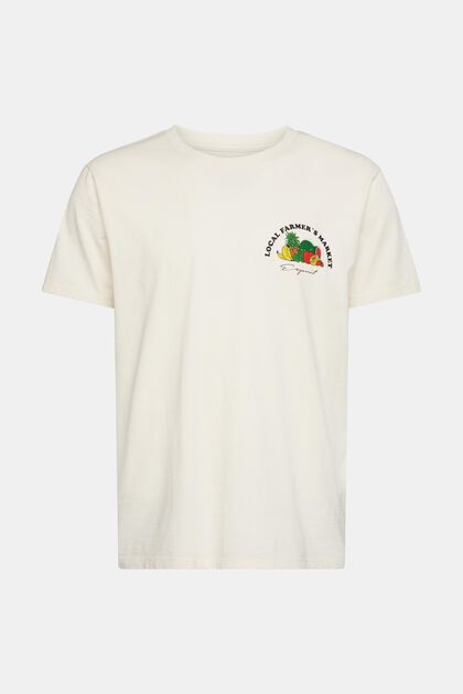 T-Shirt mit Brust-Print