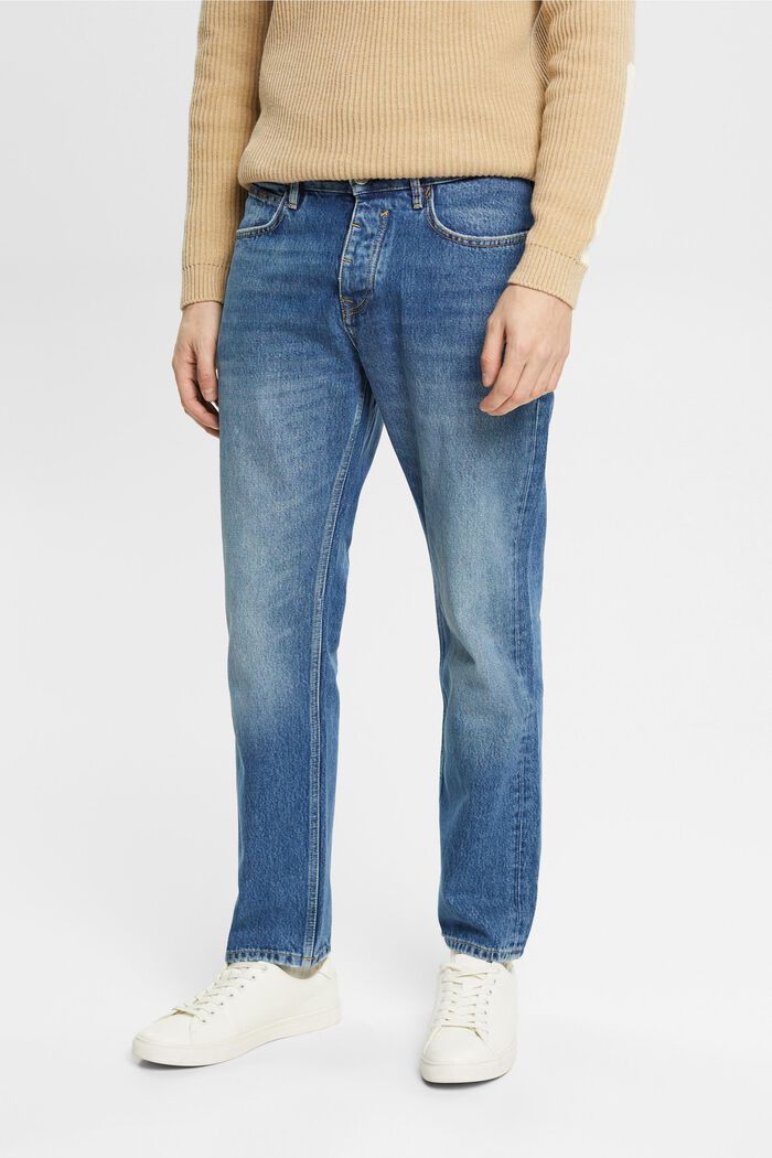 Gerade geschnittene Jeans, BLUE MEDIUM WASHED, detail image number 0