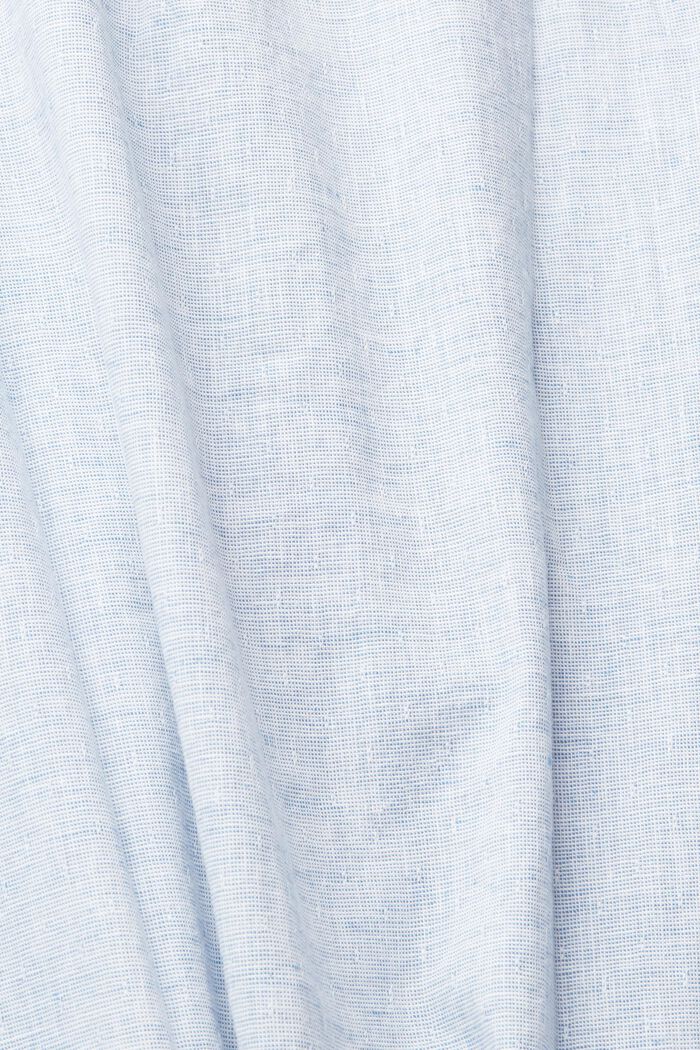 Hemd aus Leinen-Mix, BLUE, detail image number 5