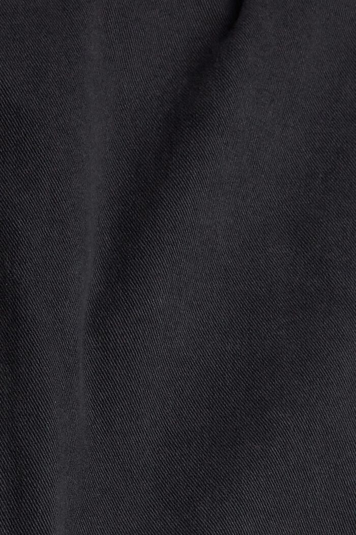 Stretch-Hose mit Zipper-Detail, BLACK, detail image number 4