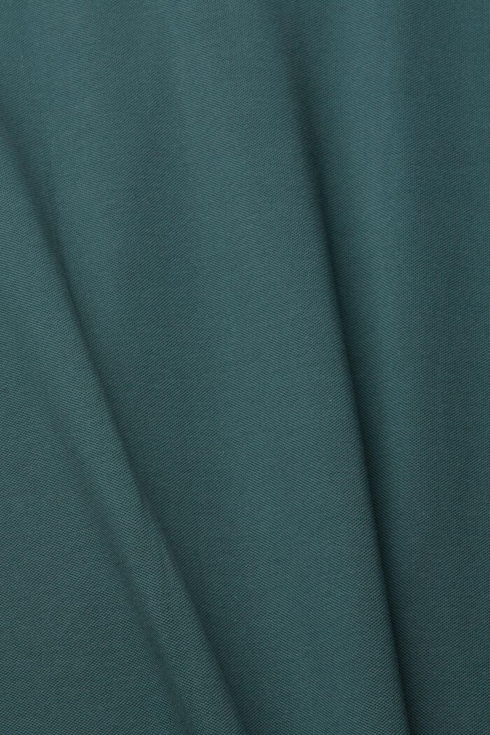 Piqué-Poloshirt aus Baumwolle, TEAL BLUE, detail image number 1