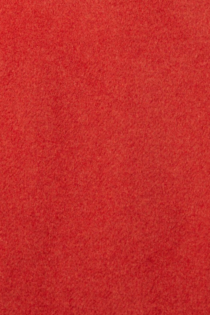 Doppelreihiger Mantel aus Wollmix, ORANGE RED, detail image number 5