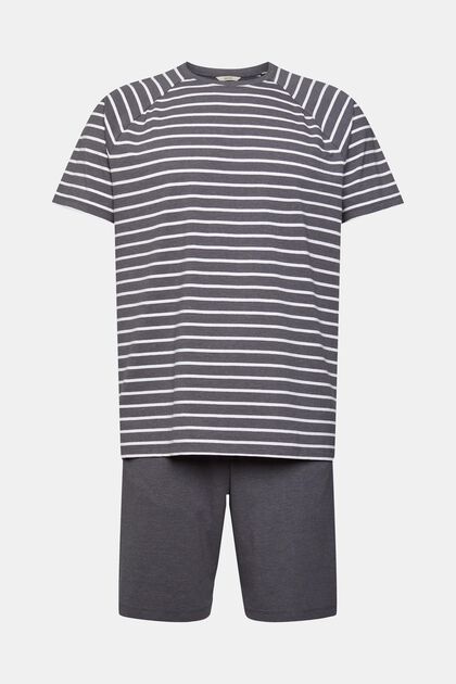 Jersey-Pyjama mit Shorts
