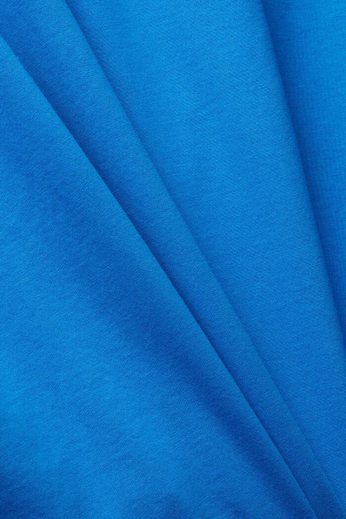 Jersey-T-Shirt mit Print, BRIGHT BLUE, detail image number 5