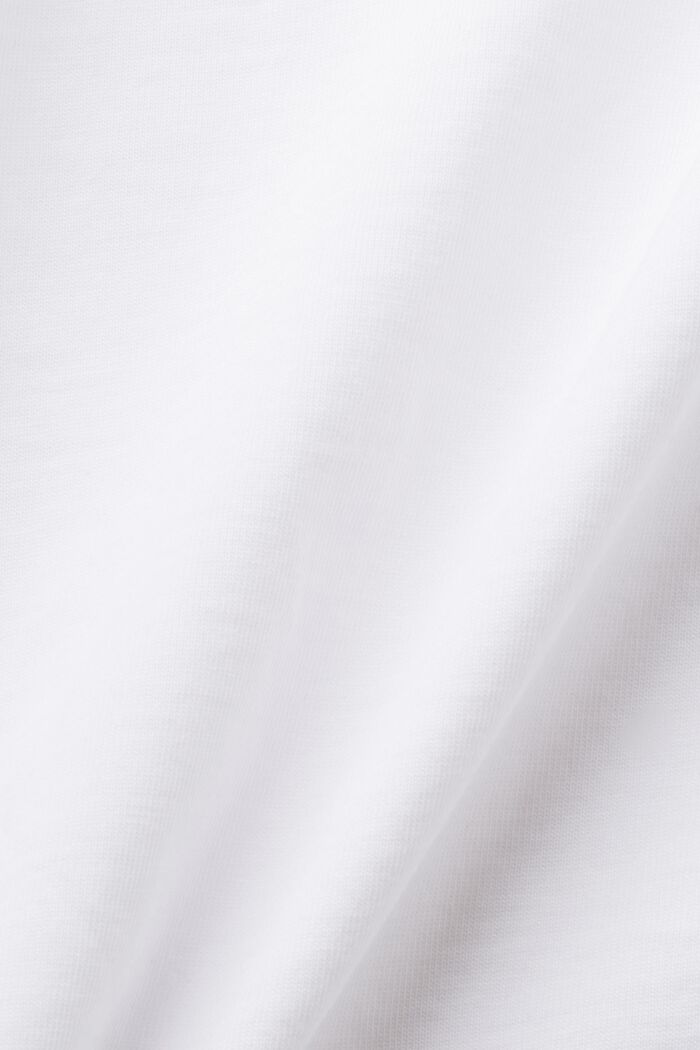 T-Shirt mit Frontprint, 100% Baumwolle, WHITE, detail image number 6