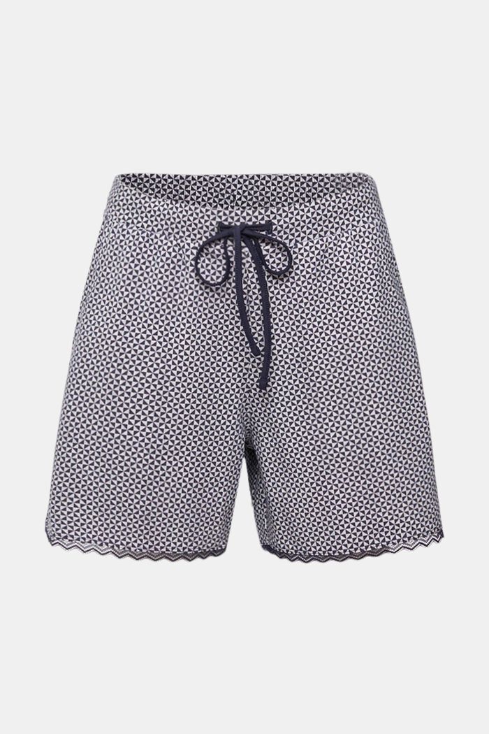 Jersey-Shorts mit Print, NAVY, detail image number 2
