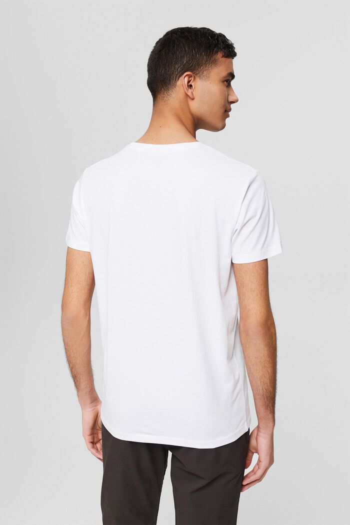 5er Pack: Jersey-Shirts, Organic Cotton, WHITE, detail image number 3