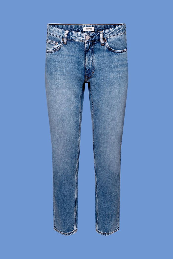 Jeans in bequemer, schmaler Passform, BLUE MEDIUM WASHED, detail image number 7