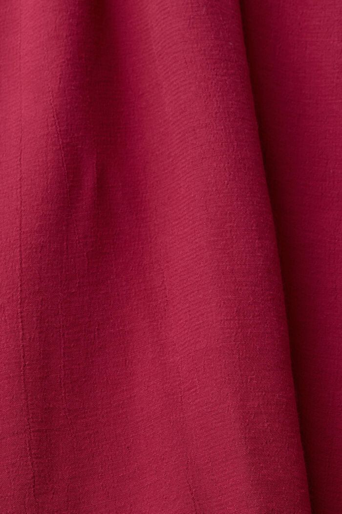 Bluse mit Spitzendetail, CHERRY RED, detail image number 1