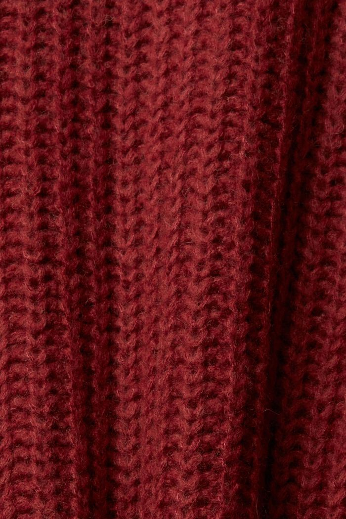 Pullover aus Grobstrick, TERRACOTTA, detail image number 5