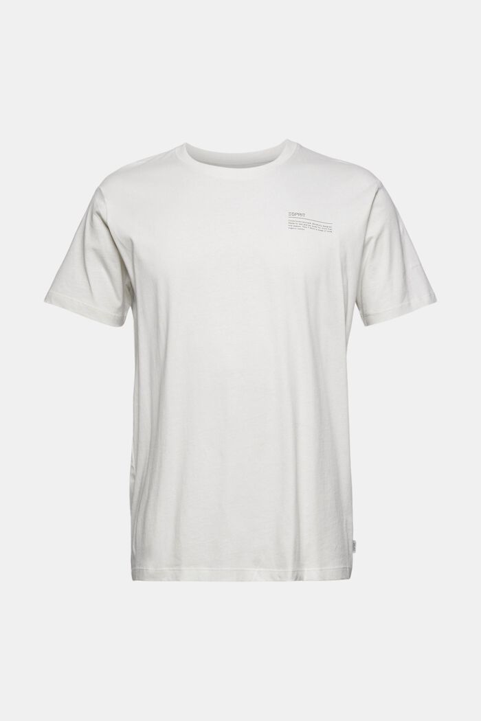 Jersey-T-Shirt mit Print, 100% Bio-Baumwolle, OFF WHITE, detail image number 7