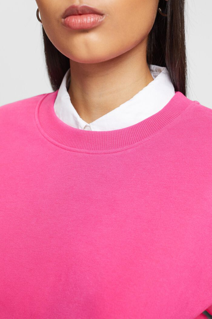 Sweatshirt im Relaxed Fit, PINK FUCHSIA, detail image number 2