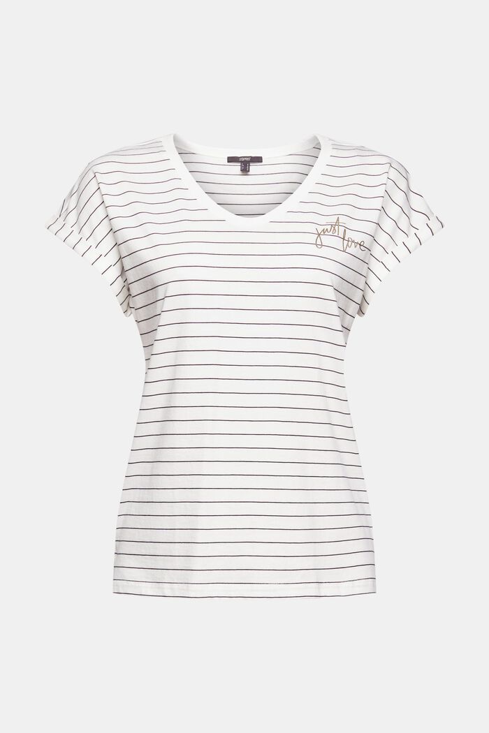 T-Shirt aus 100% Bio-Baumwolle, OFF WHITE, detail image number 6