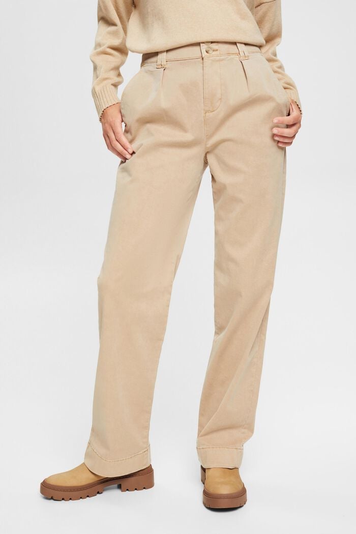 High-Rise-Chino, TENCEL™, SAND, detail image number 0