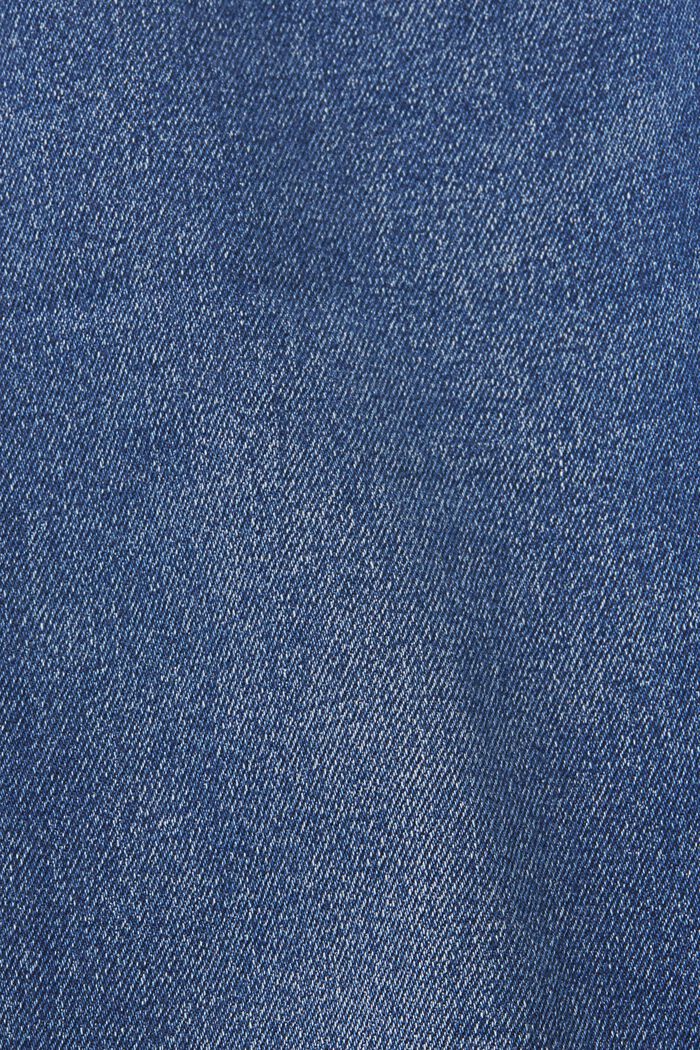 High-Rise Boyfriend Jeans mit Ripped-Details, BLUE DARK WASHED, detail image number 5