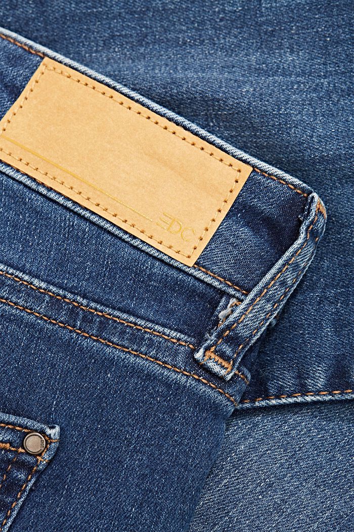 Jeans aus Bio-Baumwoll-Mix, BLUE DARK WASHED, detail image number 3
