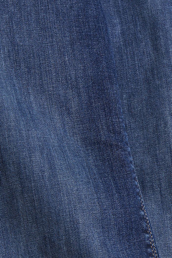 Recycelt: Stretch-Jeans mit Waschung, BLUE DARK WASHED, detail image number 4