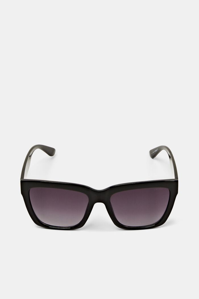 Sonnenbrille mit breiter Fassung, BLACK, detail image number 0