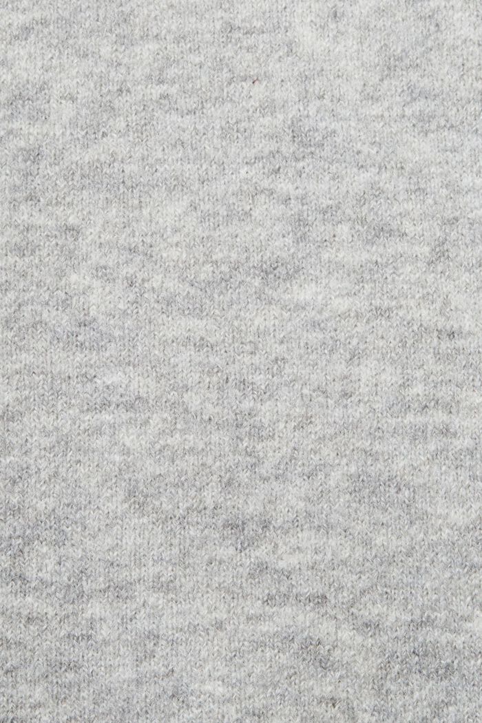 Strickweste aus Wollmix, LIGHT GREY, detail image number 4