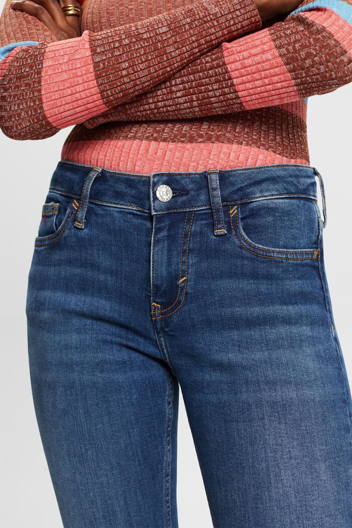 Skinny Jeans mit mittlerer Bundhöhe, BLUE MEDIUM WASHED, detail image number 2