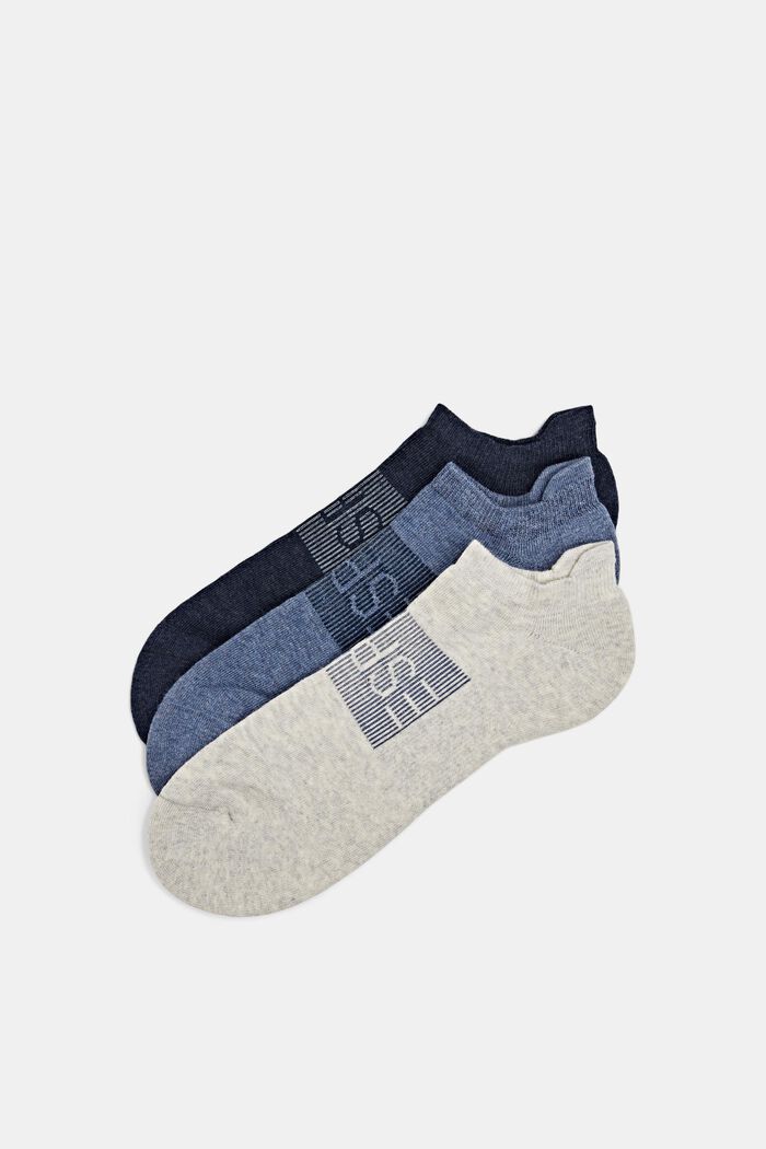 Sneaker socks, BLUE/GREY, detail image number 2