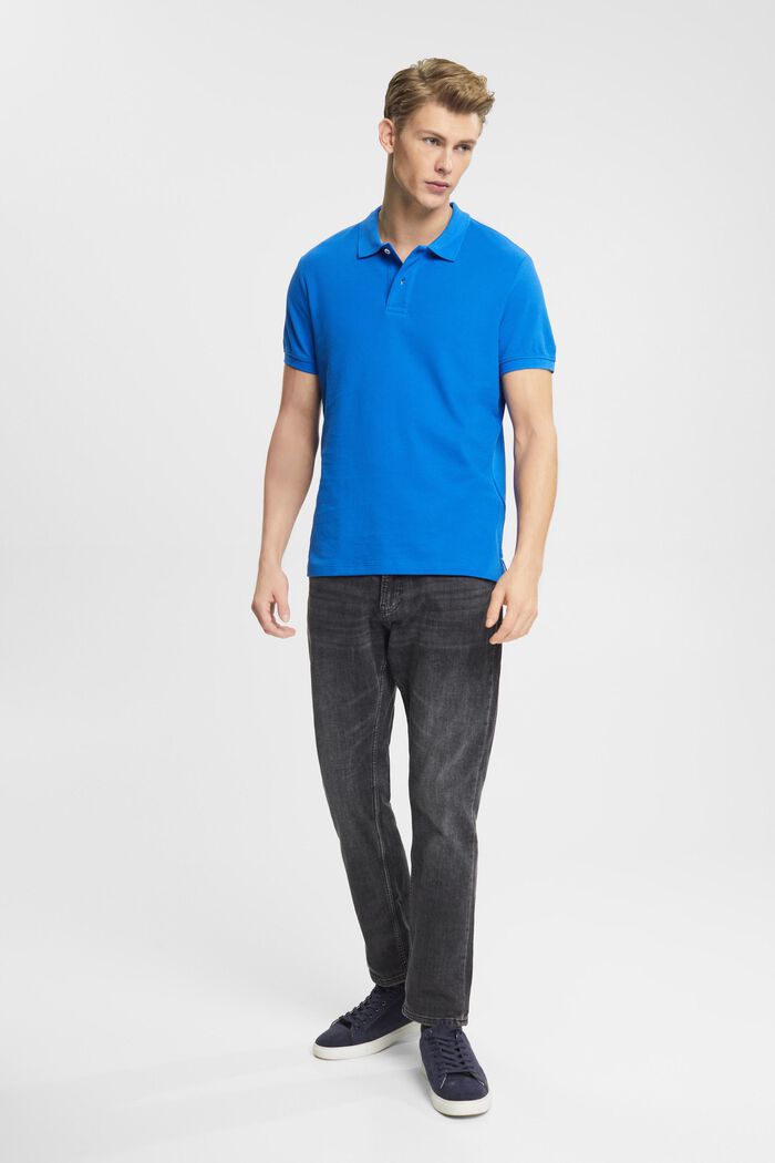 Slim Fit Poloshirt, BLUE, detail image number 4