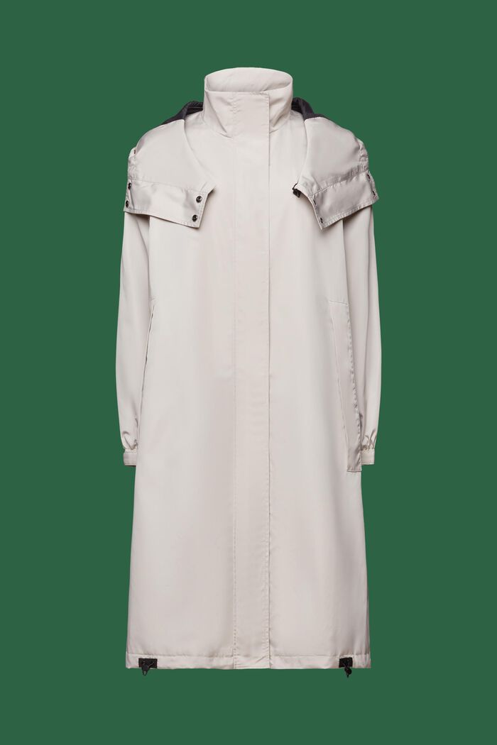 Mantel mit abnehmbarer Kapuze, LIGHT BEIGE, detail image number 6