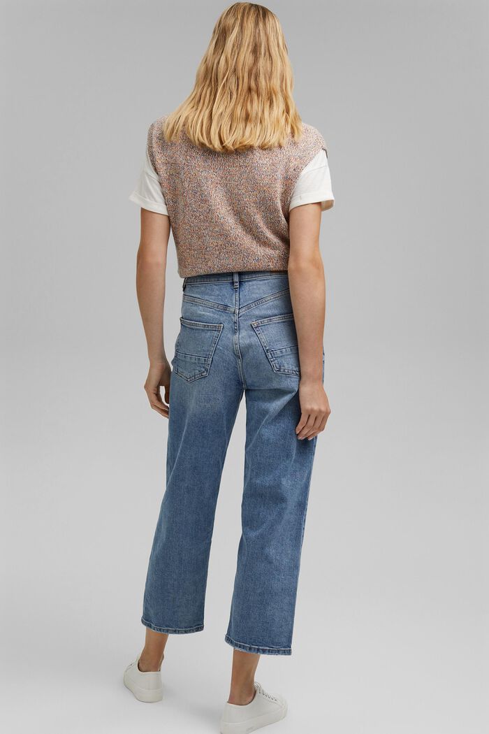 Knöchellange Jeans mit Fashion-Fit, BLUE LIGHT WASHED, detail image number 3