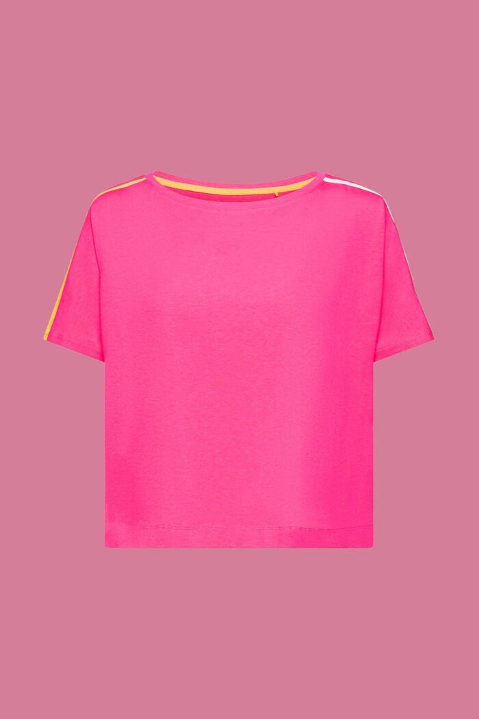 Cropped T-Shirt, PINK FUCHSIA, detail image number 5
