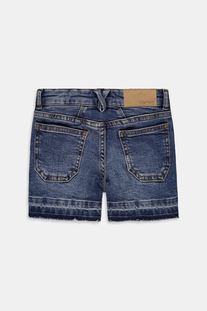 Jeans-Shorts aus Baumwolle, mit Verstellbund