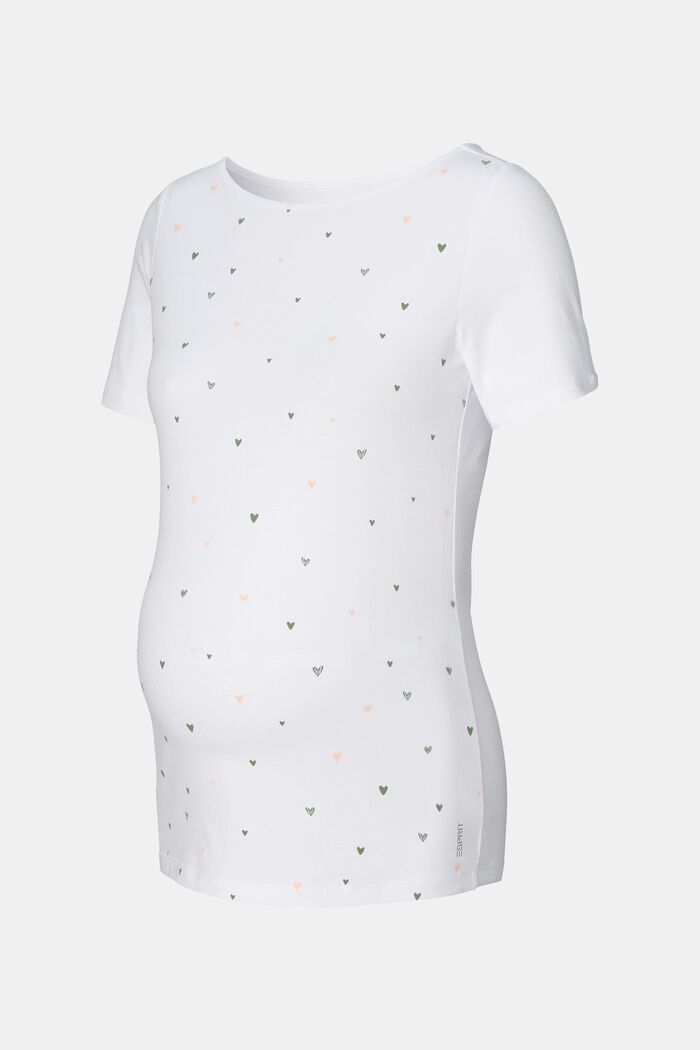 T-Shirt mit Print, Bio-Baumwolle, BRIGHT WHITE, detail image number 3